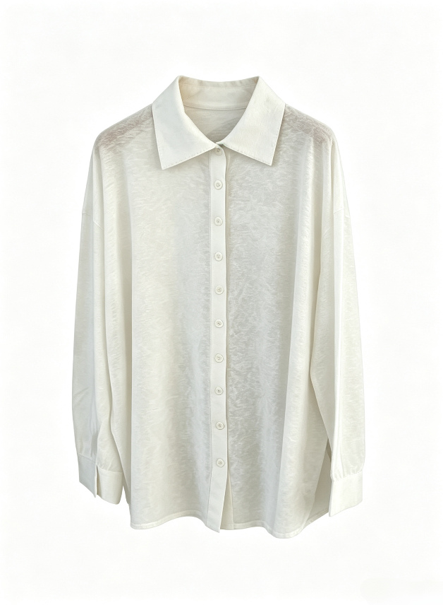 Relaxed fit knitted shirt