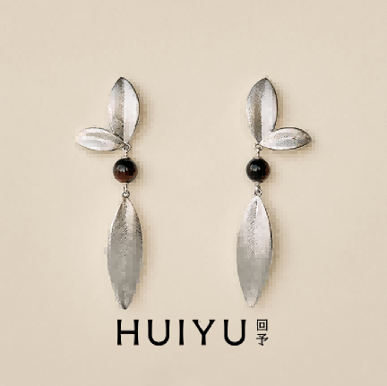 Xi Ye You Die Earrings-Silver