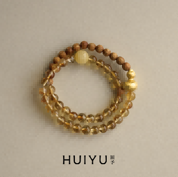 "Wheel of All Things" Double Gourd Beaded Bracelet